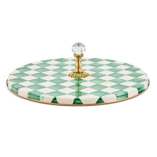 Emerald Check Cheese Course