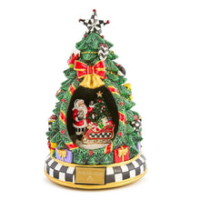 Cargar imagen en el visor de la galería, Courtly Christmas Tree &amp; Santa Musical Display