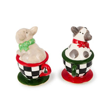 Cargar imagen en el visor de la galería, Check It Out French Bulldog Salt &amp; Pepper Set