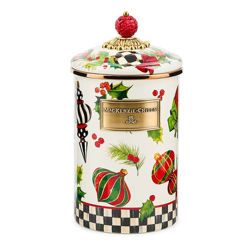 Deck the Halls Large Canister