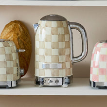 Cargar imagen en el visor de la galería, Mocha Check Electric Kettle