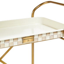 Cargar imagen en el visor de la galería, Mocha Check 2-Tier Kitchen Cart