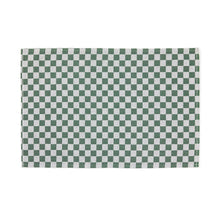 Cargar imagen en el visor de la galería, Dark Green Check Placemat, Set of 4