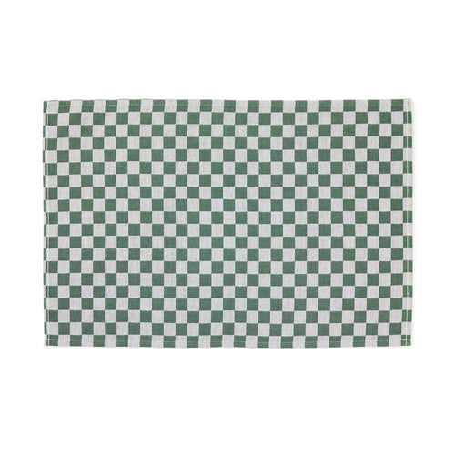 Dark Green Check Placemat, Set of 4