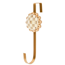 Cargar imagen en el visor de la galería, Mocha Check Wreath Hanger