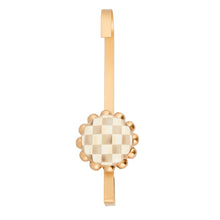 Cargar imagen en el visor de la galería, Mocha Check Wreath Hanger