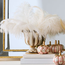 Cargar imagen en el visor de la galería, Mocha Stripe Tabletop Urn