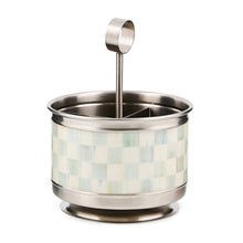 Cargar imagen en el visor de la galería, Sterling Check Supper Club Flatware Caddy