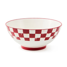 Cargar imagen en el visor de la galería, Cherry Check Serving Bowl