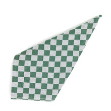 Cargar imagen en el visor de la galería, Dark Green Check Napkin, Set of 4