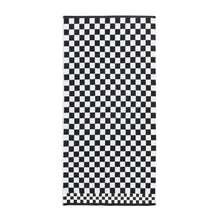 Cargar imagen en el visor de la galería, Black Check Bath Towel