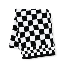 Cargar imagen en el visor de la galería, Black Check Bath Towel