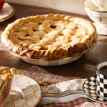 Cargar imagen en el visor de la galería, Mocha Check Pie Plate