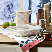 Cargar imagen en el visor de la galería, Rosy Check 8&quot; Square Baking Pan