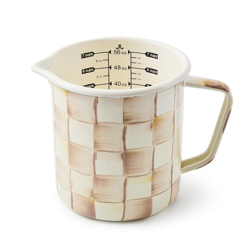 Mocha Check 7 Cup Measuring Cup