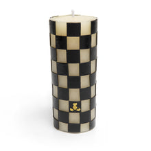 Cargar imagen en el visor de la galería, Check 6&quot; Black Pillar Candle