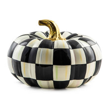 Cargar imagen en el visor de la galería, Courtly Check Squashed Glossy Medium Pumpkin