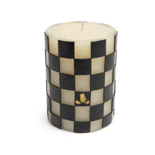 Cargar imagen en el visor de la galería, Check 4&quot; Black Pillar Candle