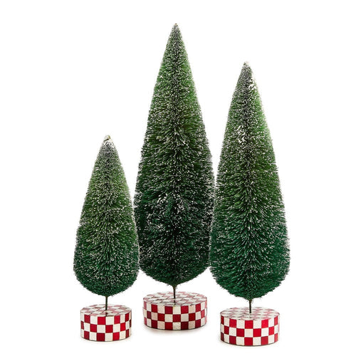 Check It Out Bottle Brush Trees, Set of 3