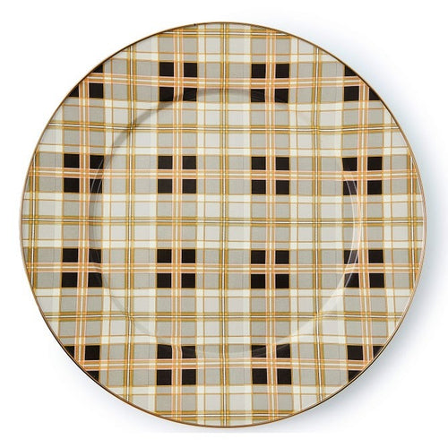 Tartan Mocha Serving Platter