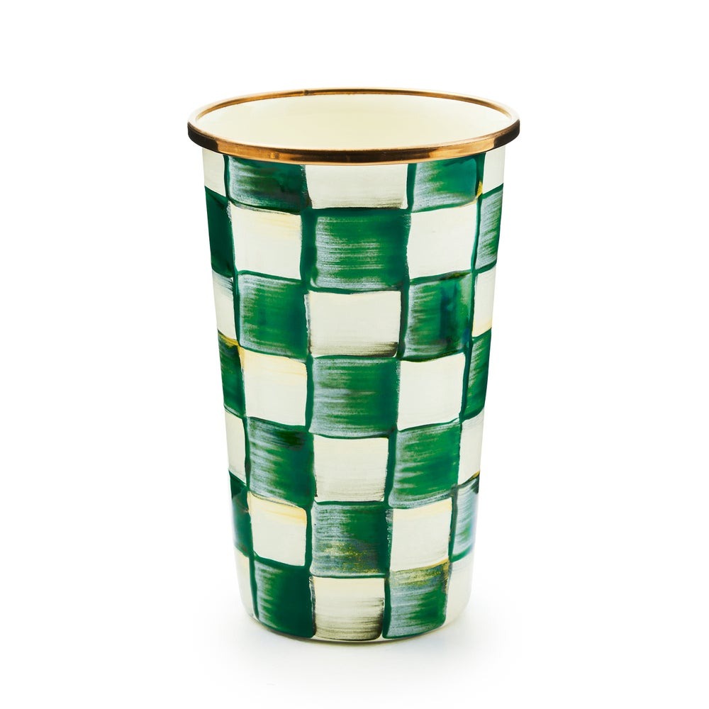 Emerald Check 20 Ounce Tumbler