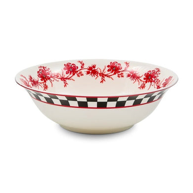 Cardinal Toile Serving Bowl
