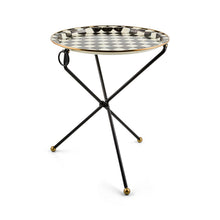 Cargar imagen en el visor de la galería, Courtly Check Enamel Tilt Accent Table
