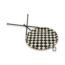 Cargar imagen en el visor de la galería, Courtly Check Enamel Tilt Accent Table
