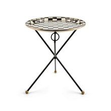 Cargar imagen en el visor de la galería, Courtly Check Enamel Tilt Accent Table