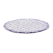 Cargar imagen en el visor de la galería, Violet Check Round Placemat