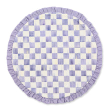 Cargar imagen en el visor de la galería, Violet Check Round Placemat
