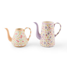 Cargar imagen en el visor de la galería, Posie Patch Ceramic Teapot Vases, Set of 2