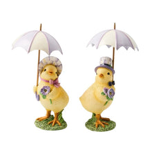 Cargar imagen en el visor de la galería, Pansy Party Umbrella Chicks, Set of 2