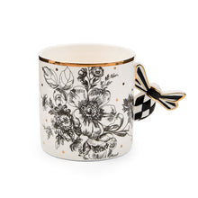 Cargar imagen en el visor de la galería, Bee Toile Mug &amp; Saucer Set