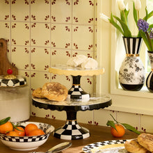 Cargar imagen en el visor de la galería, Bee Toile Small Pedestal Platter