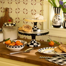 Cargar imagen en el visor de la galería, Bee Toile Large Pedestal Platter