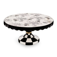 Cargar imagen en el visor de la galería, Bee Toile Large Pedestal Platter