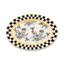Cargar imagen en el visor de la galería, Bee Toile Oval Platter