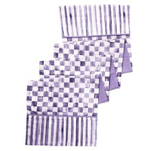 Cargar imagen en el visor de la galería, Violet Check Table Runner