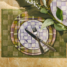 Cargar imagen en el visor de la galería, Tartan Violet Charger/Plate