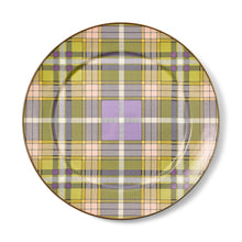 Cargar imagen en el visor de la galería, Tartan Violet Charger/Plate