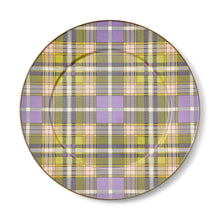 Cargar imagen en el visor de la galería, Tartan Violet Serving Platter