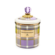 Cargar imagen en el visor de la galería, Tartan Violet Small Canister