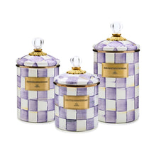 Cargar imagen en el visor de la galería, Violet Check Small Canister