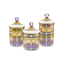 Cargar imagen en el visor de la galería, Tartan Violet Medium Canister