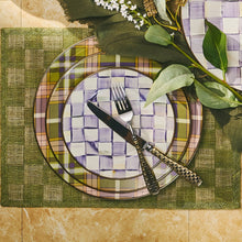 Cargar imagen en el visor de la galería, Tartan Violet Dinner Plate
