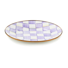 Cargar imagen en el visor de la galería, Violet Check Dinner Plate