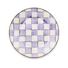 Cargar imagen en el visor de la galería, Violet Check Dinner Plate