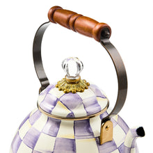 Cargar imagen en el visor de la galería, Violet Check 3 Quart Tea Kettle
