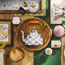 Cargar imagen en el visor de la galería, Violet Check 3 Quart Tea Kettle
